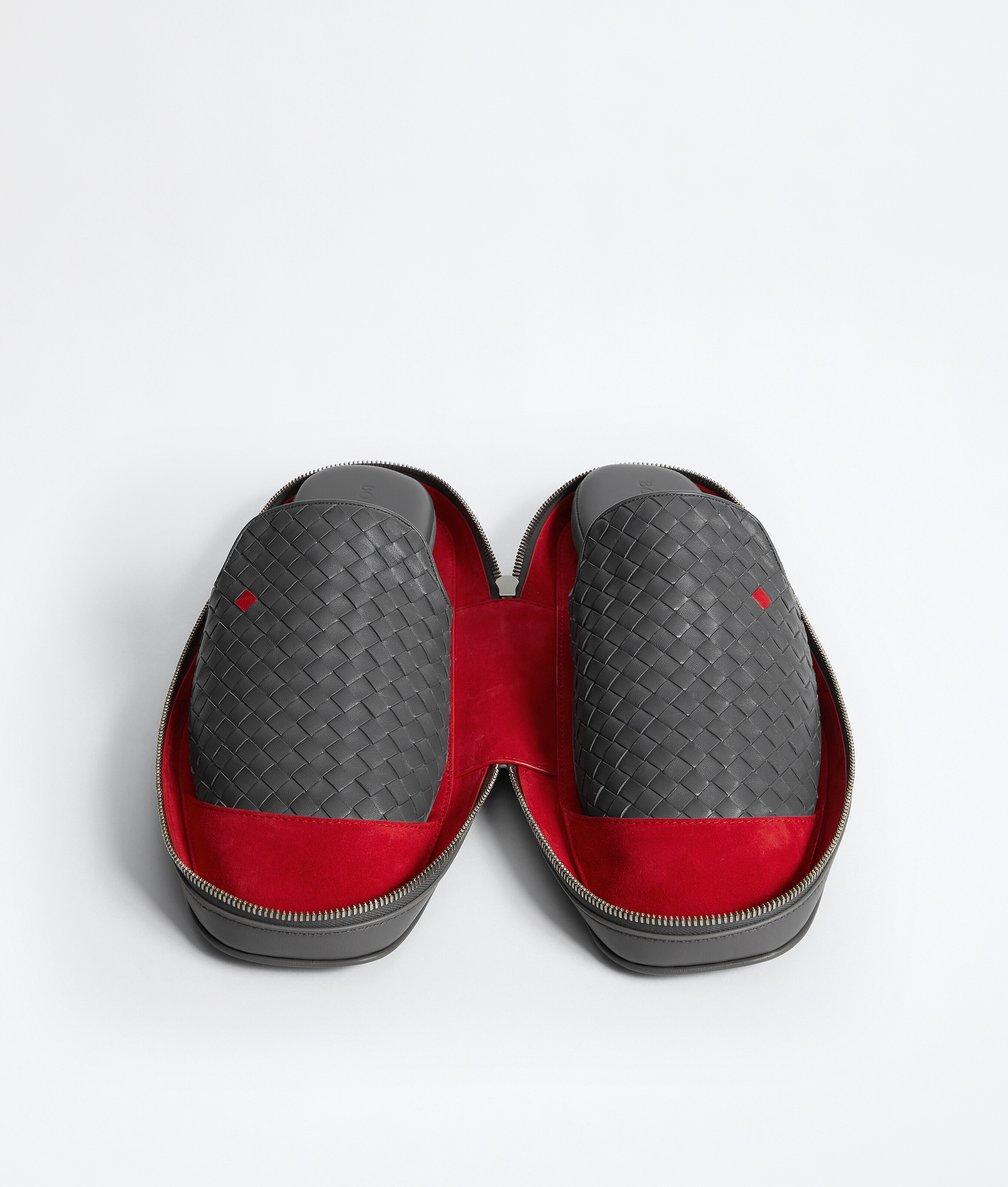 Men's Palazzo Slipper in Obsidian gray/cardinal Bottega Veneta United States EN - Image 3