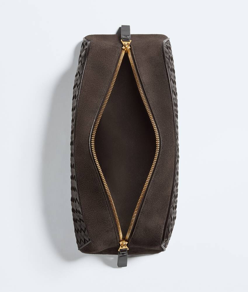 Women's Large Nodo Pouch in Espresso Bottega Veneta Netherlands EN - Image 3