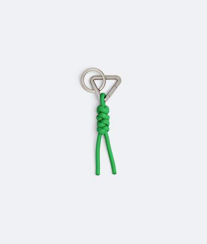 Men's Triangle Key Ring in Parakeet Bottega Veneta Denmark EN - Image 1