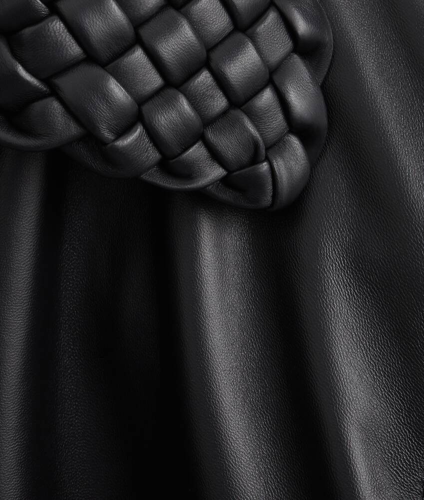 Giacca imbottita in pelle lucida da Donna in Double black Bottega Veneta Italia IT - Image 4