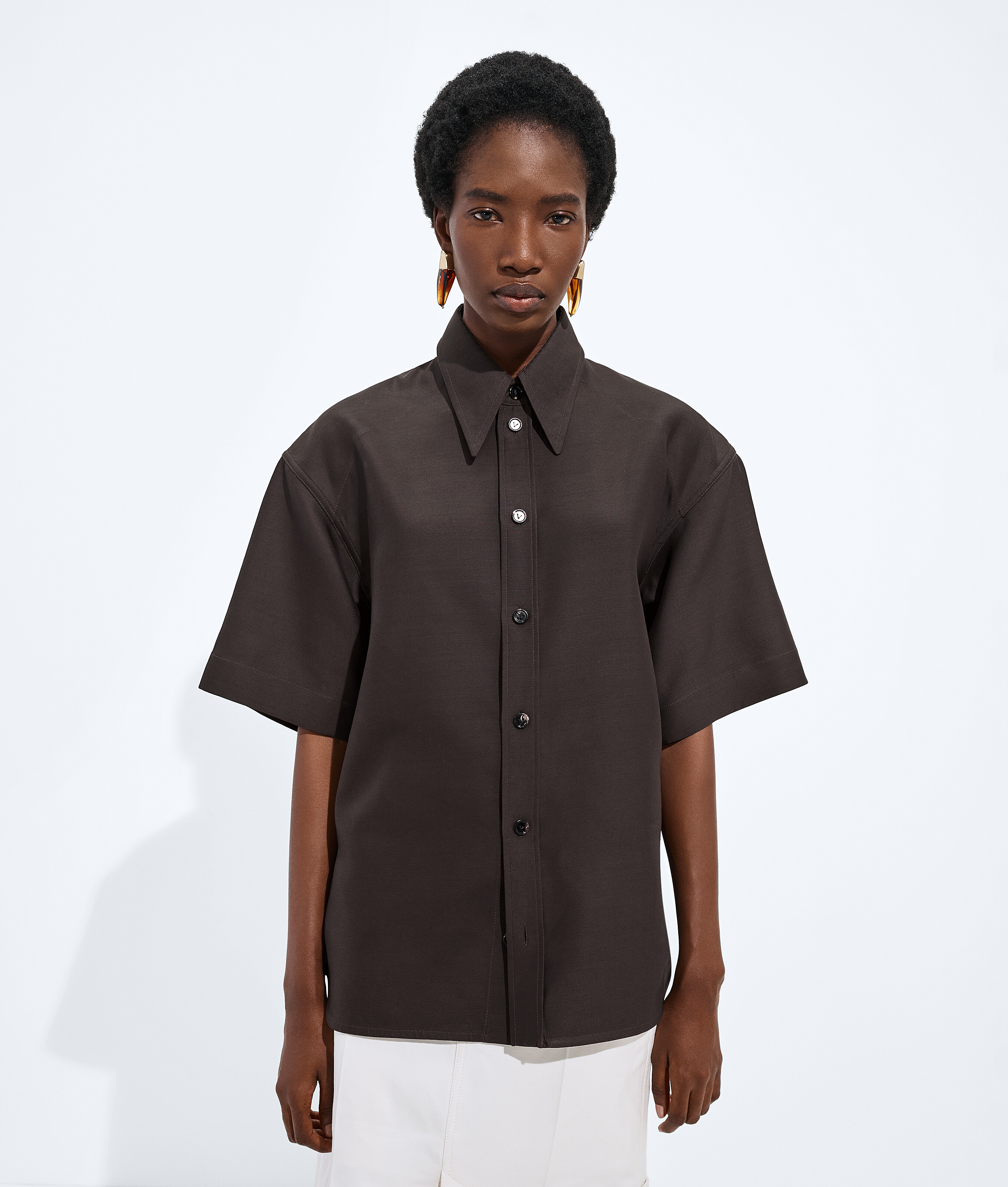 Wool and Silk Toile Shirt
