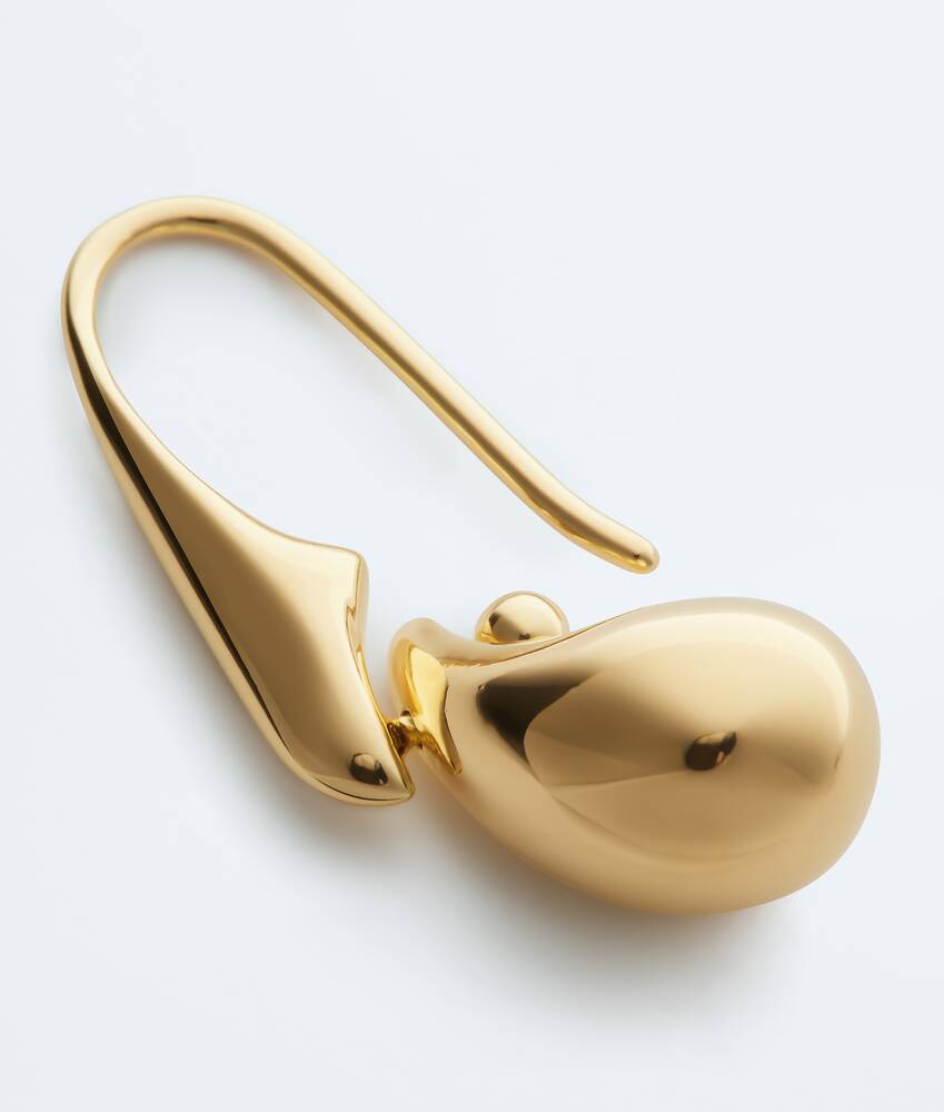 Women's Drop Pendant Earrings in Yellow gold Bottega Veneta Bulgaria EN - Image 3