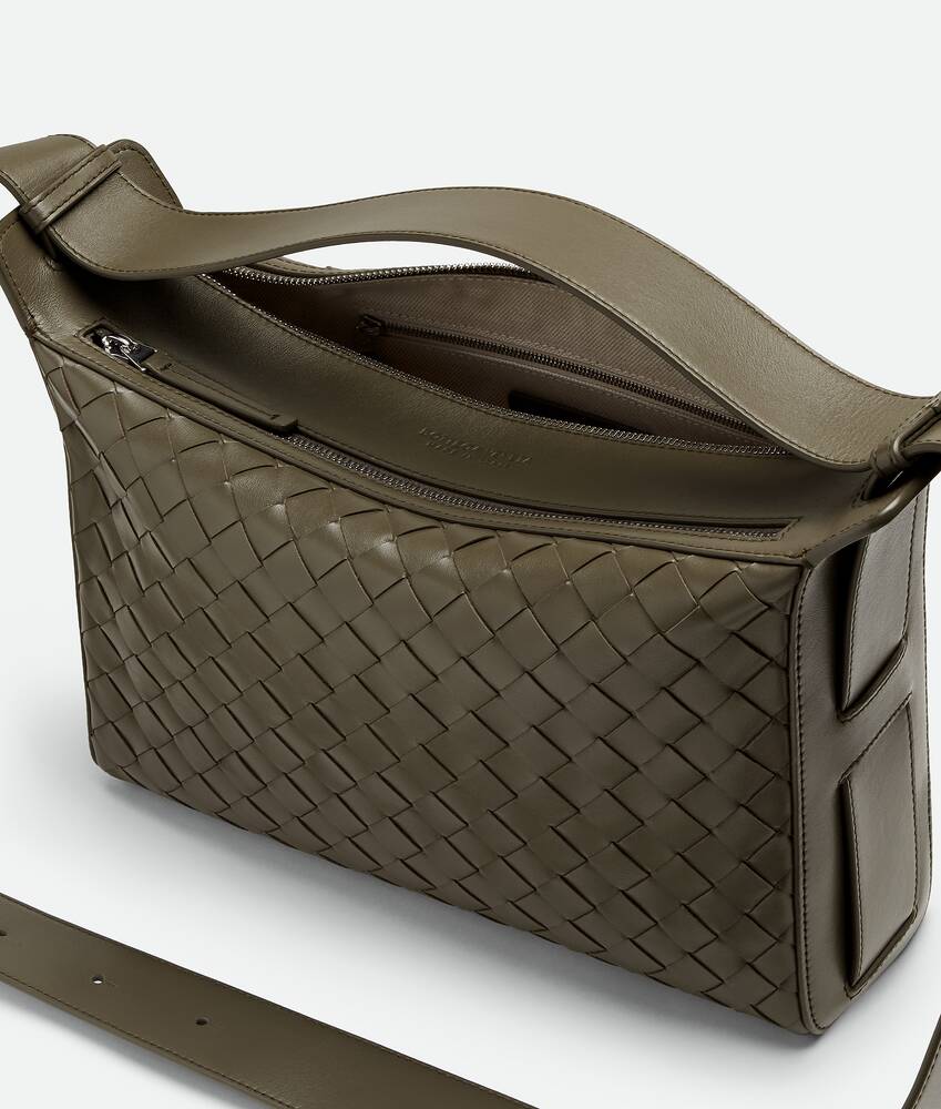Intrecciato编织Tribeca手提包 为 男士 在 柏树绿 Bottega Veneta 新加坡 ZH - Image 5