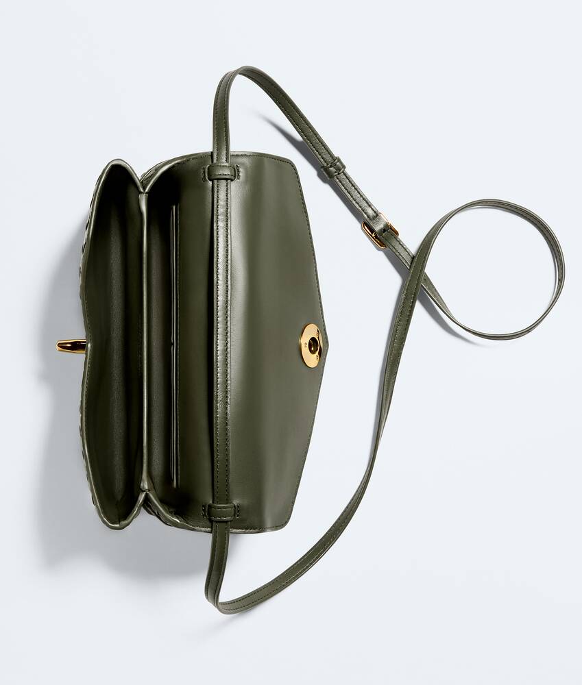 Women's Knot Lock in Bark green Bottega Veneta Hong Kong SAR China EN - Image 3