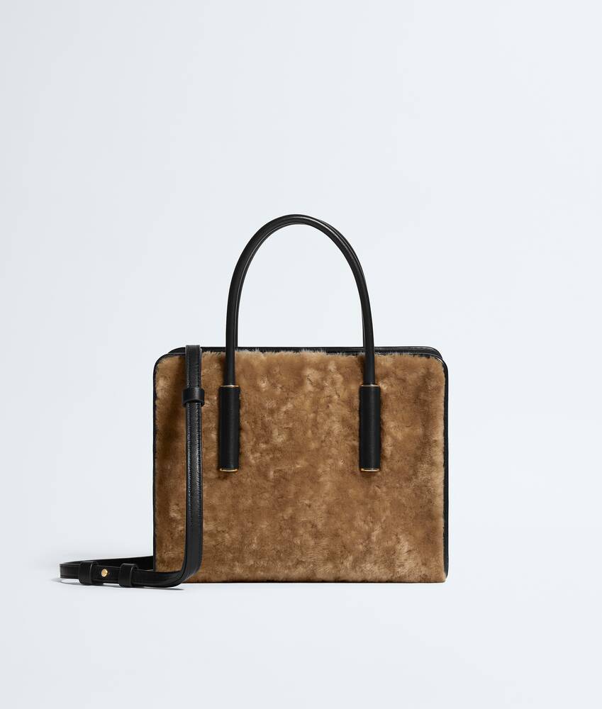 Women's Baby Barbara Tote in Wheatfield/black Bottega Veneta Greece EN - Image 5