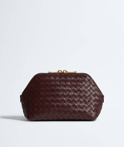 Medium Cosmetic Pouch in Deep mahogany Bottega Veneta United Kingdom EN - Image 1