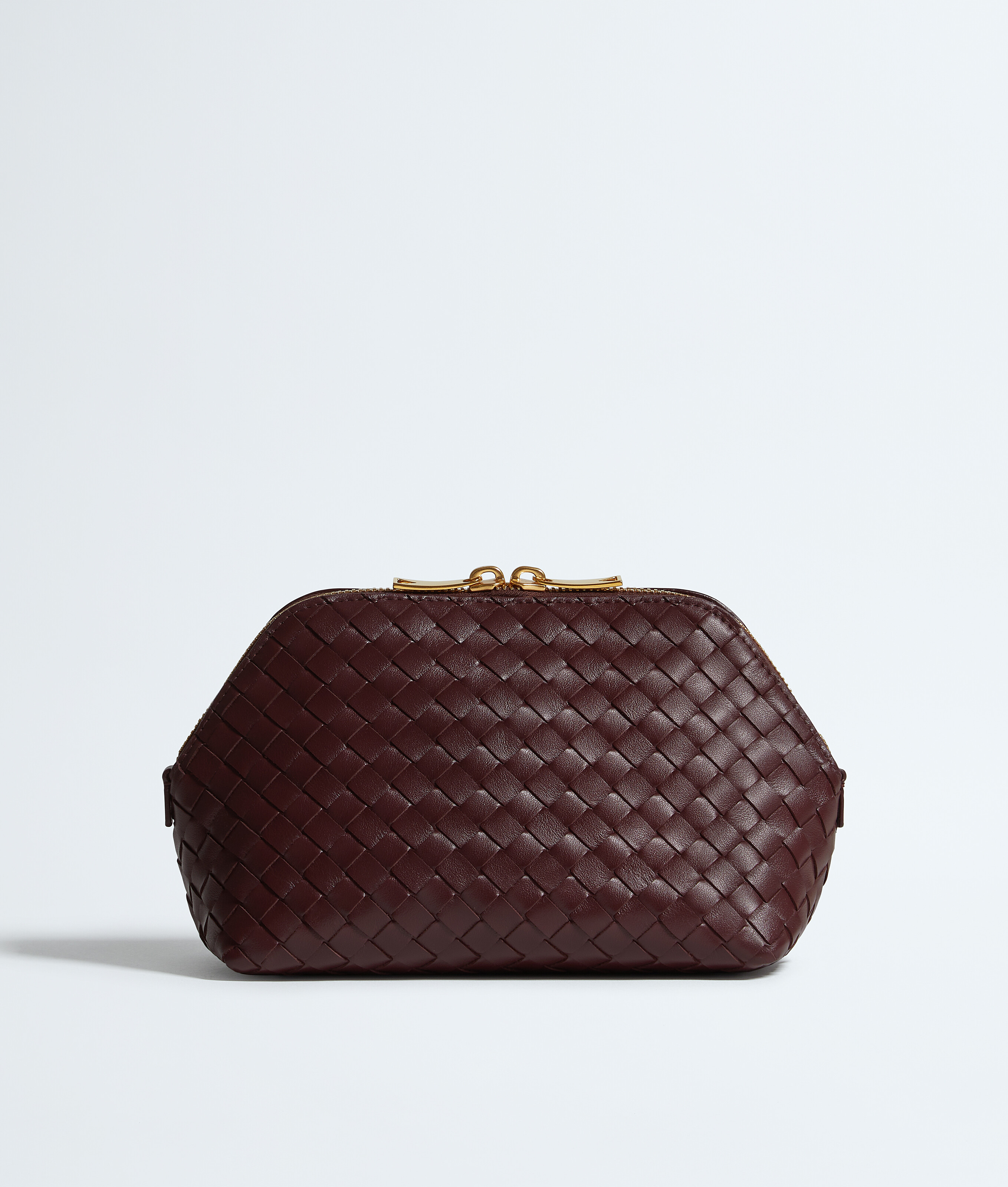 Bottega Veneta Unisex Bordeaux Medium Cosmetic Pouch - U