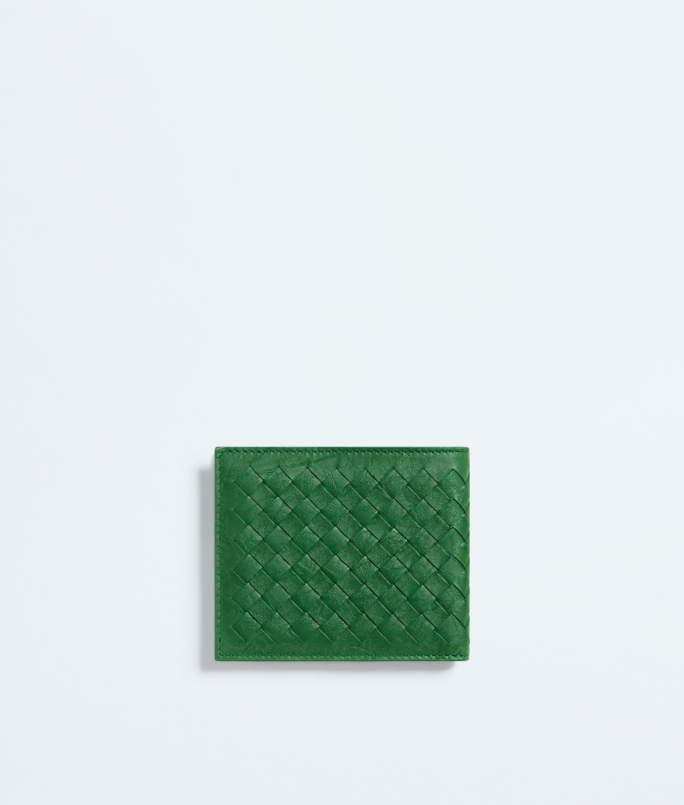 Men's Woven Mycelium Bi-Fold Wallet in Shamrock Bottega Veneta Finland EN - Image 3