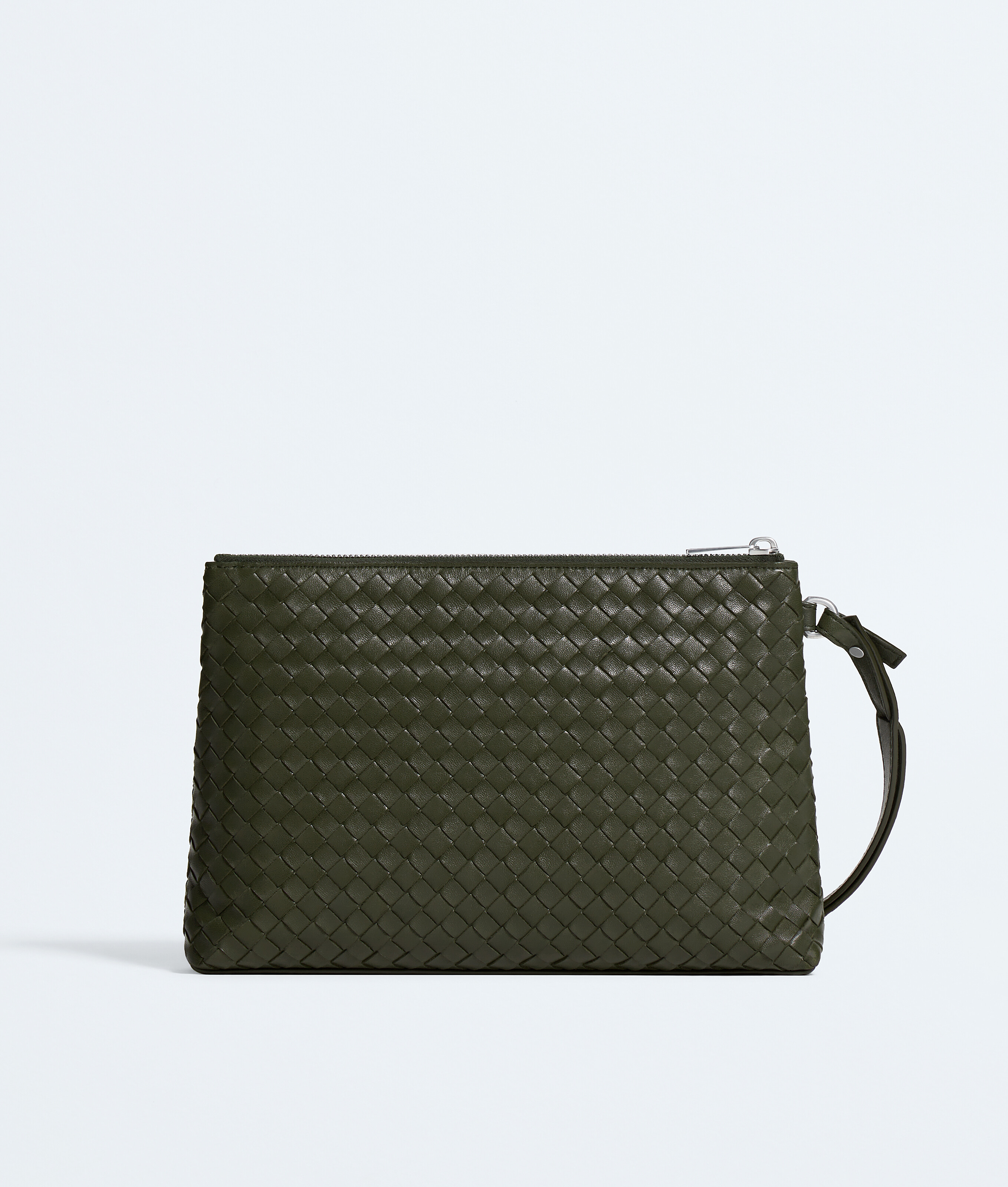 Pochette Prism Intrecciato Piccolo pour Homme en Bark green/silver Bottega Veneta Monaco FR - Image 5