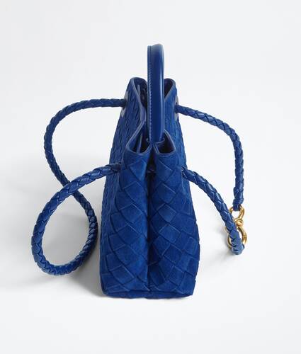 Women's Mini Andiamo in Blue royal Bottega Veneta Singapore EN - Image 3