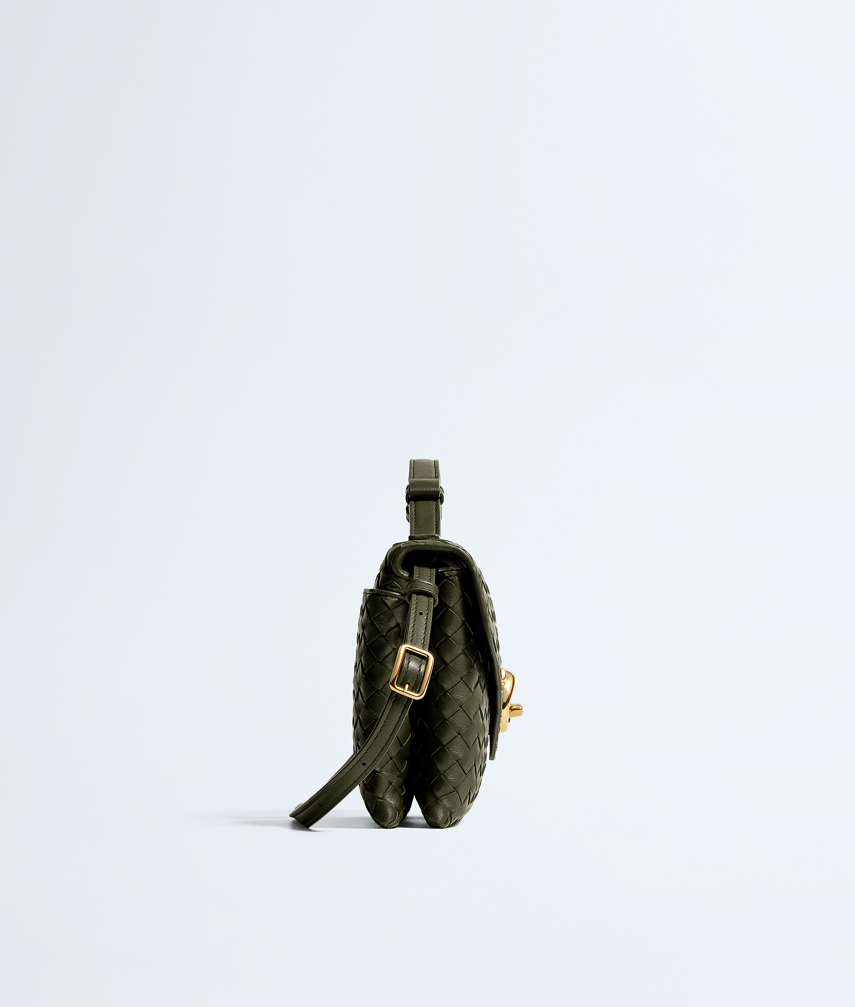 Women's Knot Lock in Bark green Bottega Veneta United States EN - Image 4