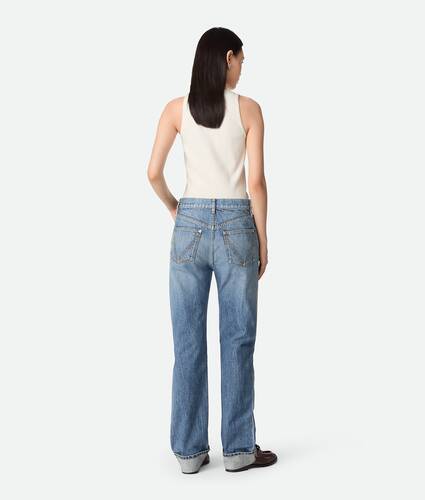 Jean droit indigo vintage