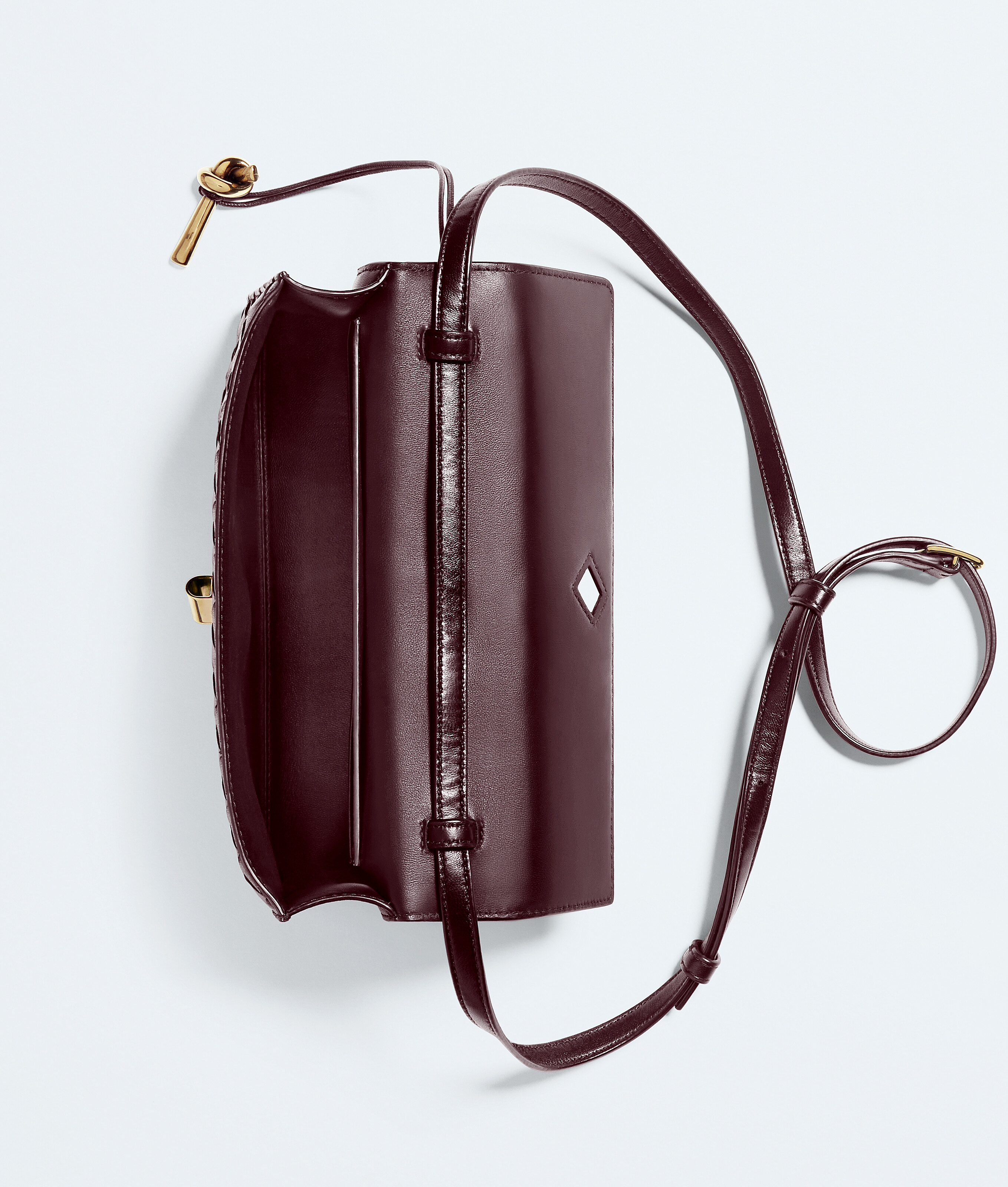 Women's Andiamo Clutch 25 in Deep mahogany Bottega Veneta Luxembourg EN - Image 3