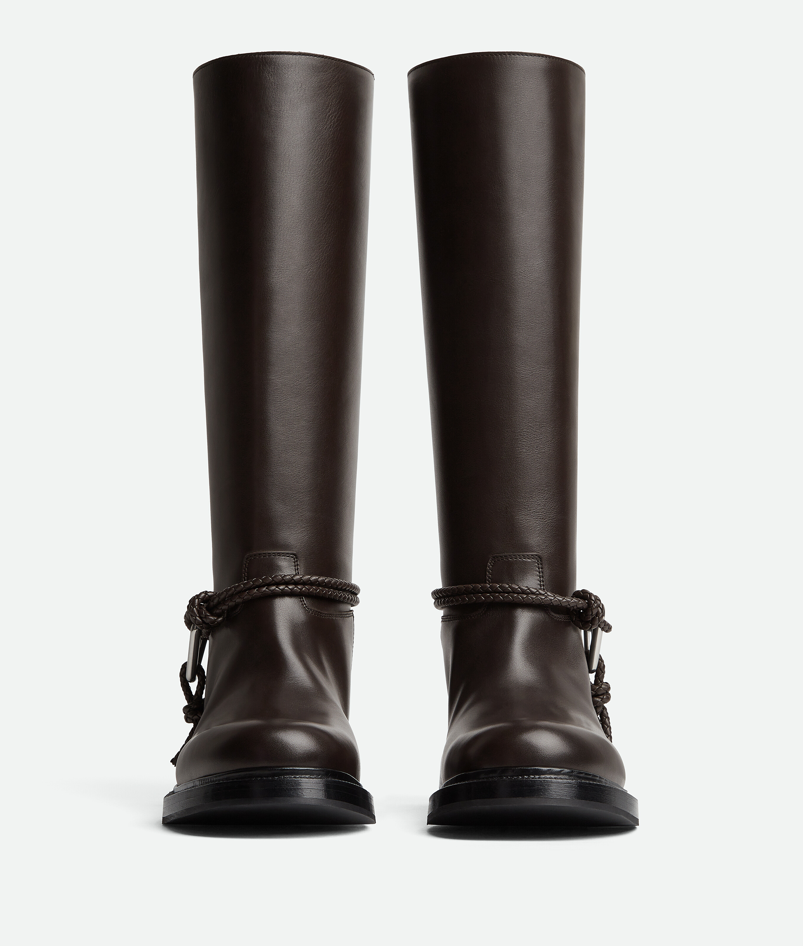 Bottega Veneta Leather Knee-high Boots In Multi