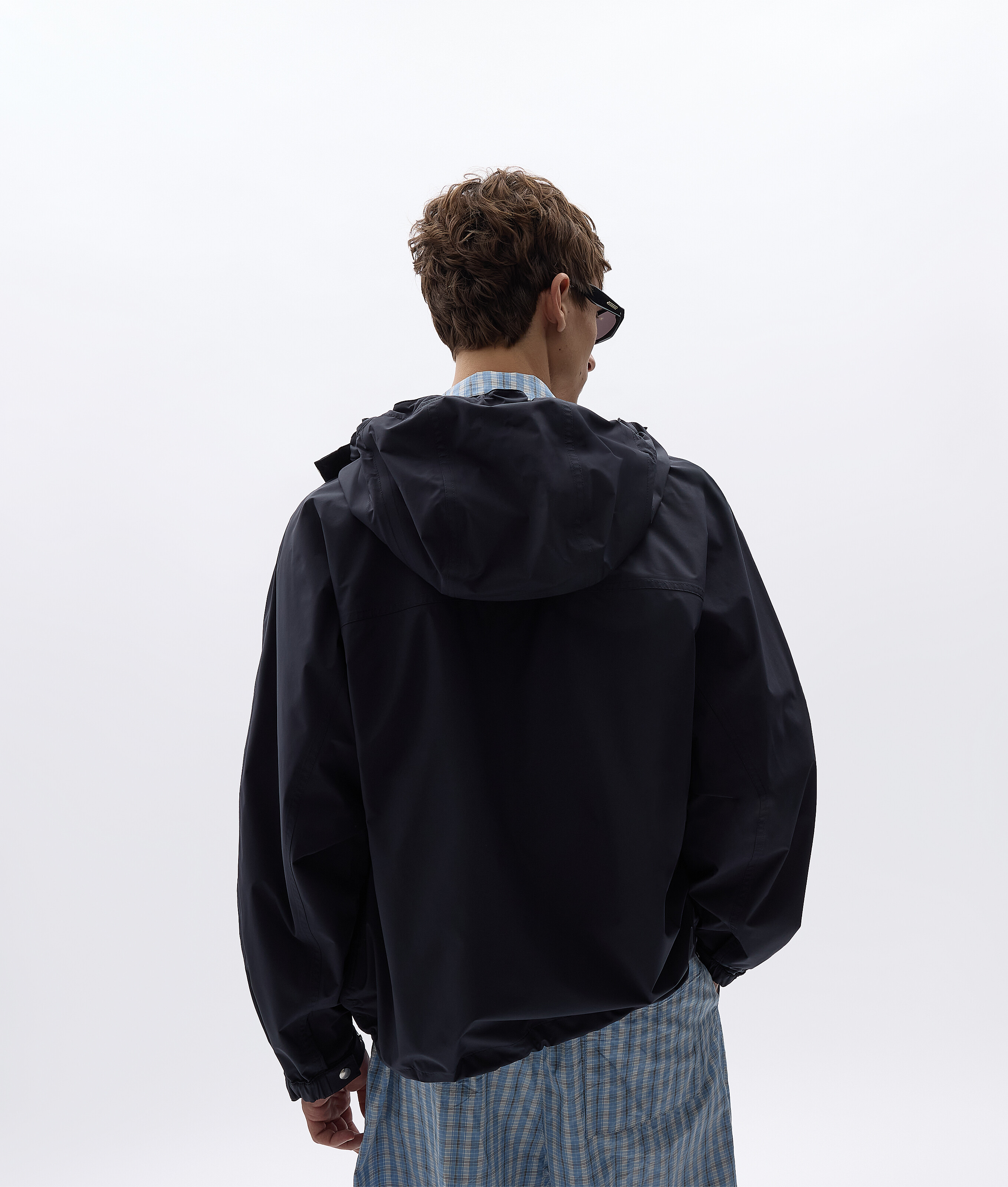 Men's Technical Hooded Blouson in Dark navy Bottega Veneta Luxembourg EN - Image 3