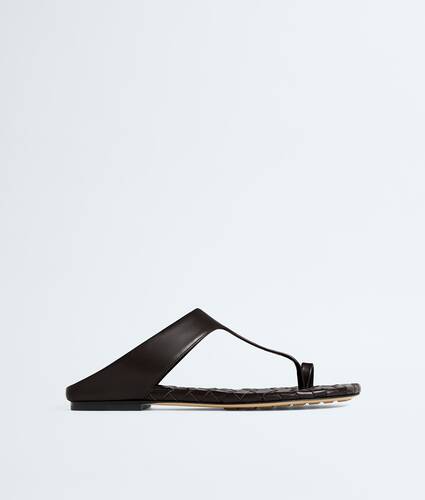 Women's Livia Flat Thong in Espresso Bottega Veneta United States EN - Image 1