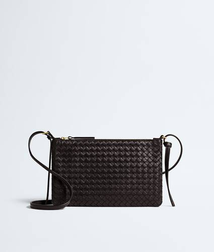 Women's Intrecciato Piccolo Medium Pouch in Espresso Bottega Veneta Spain EN - Image 1