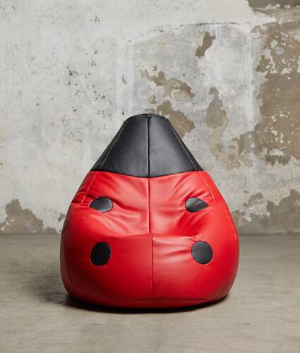 Pouf coccinelle petit format