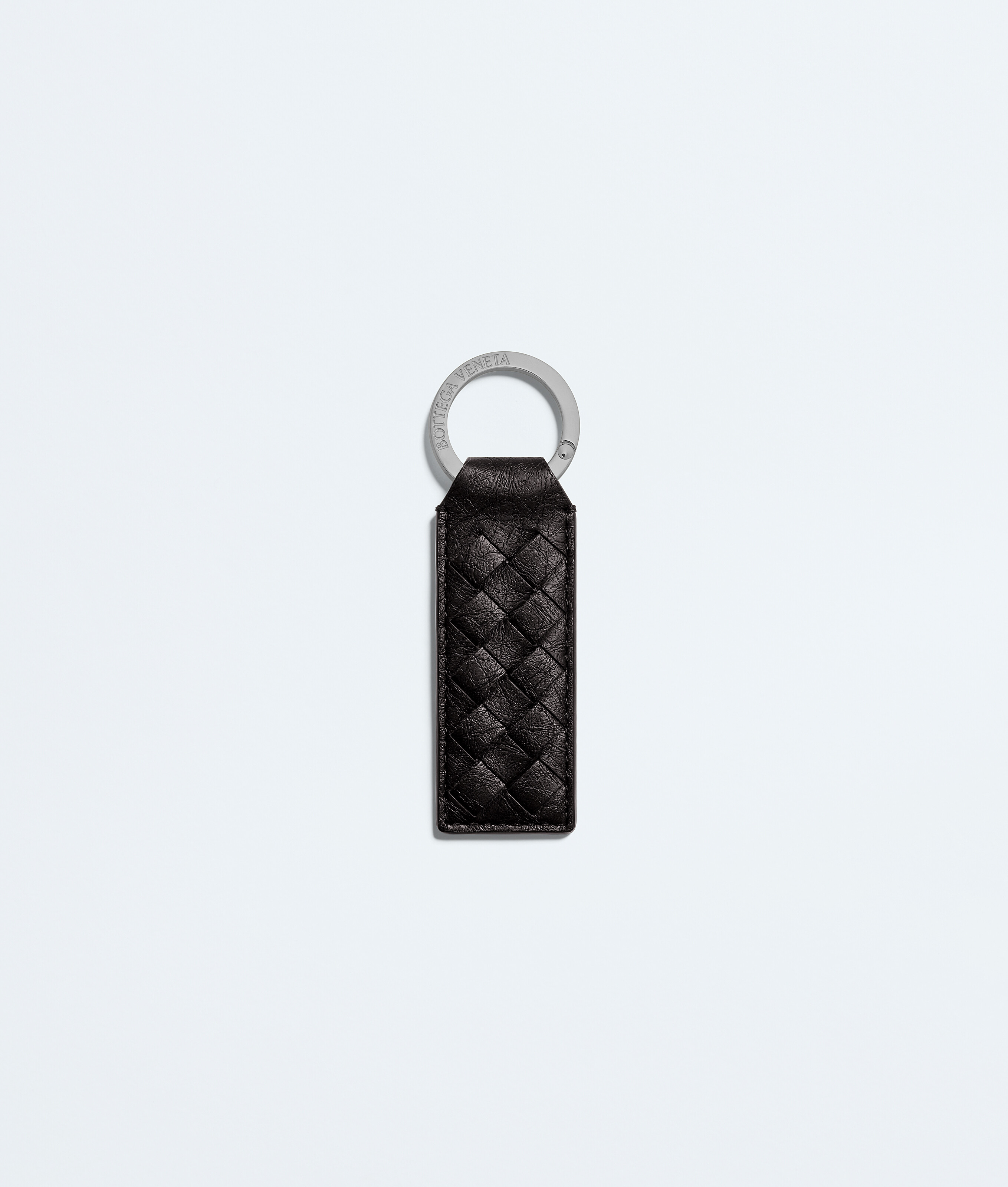 BOTTEGA VENETA ウーブン マイセリウム キーリング のために メンズ で エスプレッソ