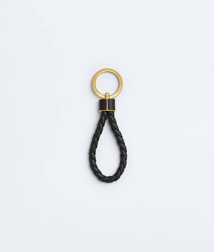 Ela's Porta-chaves Intreccio em Black Bottega Veneta Brasil PT - Image 2