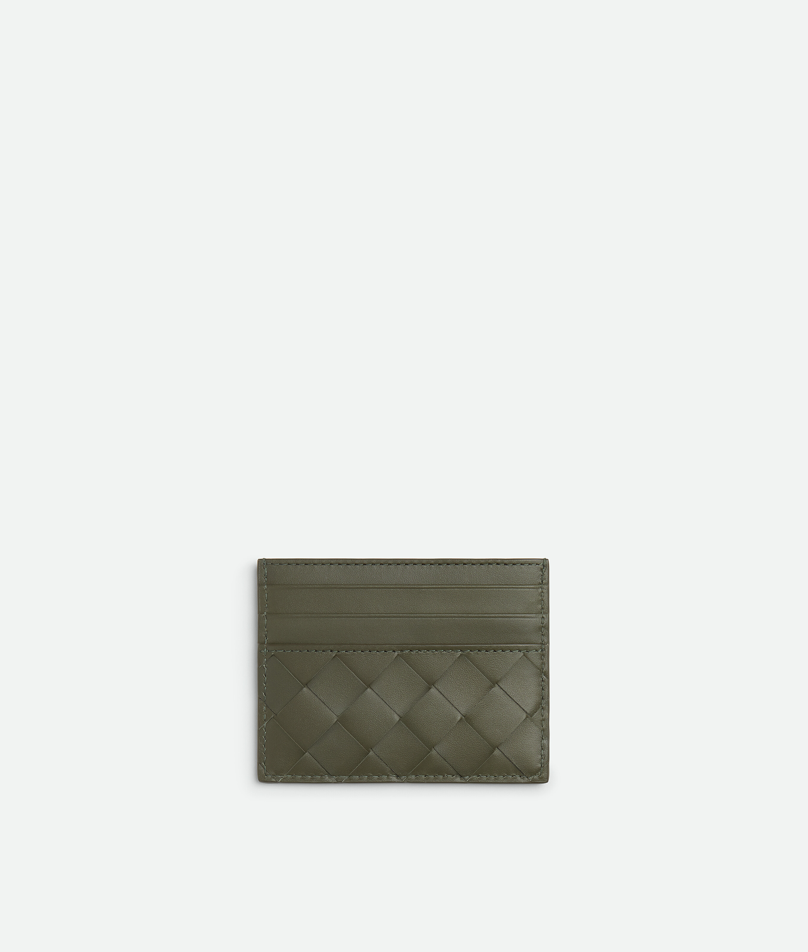 Men's Intrecciato Credit Card Case in Crocodile Bottega Veneta Germany EN - Image 2