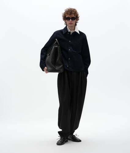 Men's Dark Indigo Denim Jacket in Dark indigo Bottega Veneta Norway EN - Image 1
