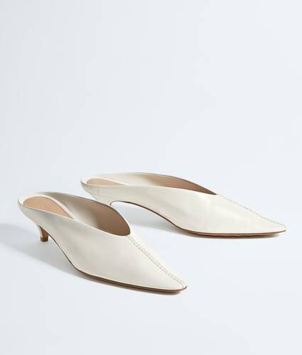 D&eacute;collet&eacute; mule Vesta da Donna in Alabaster Bottega Veneta Italia IT - Image 3