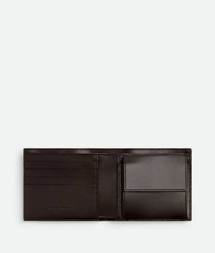 Intrecciato Bi-Fold Wallet With Coin Purse