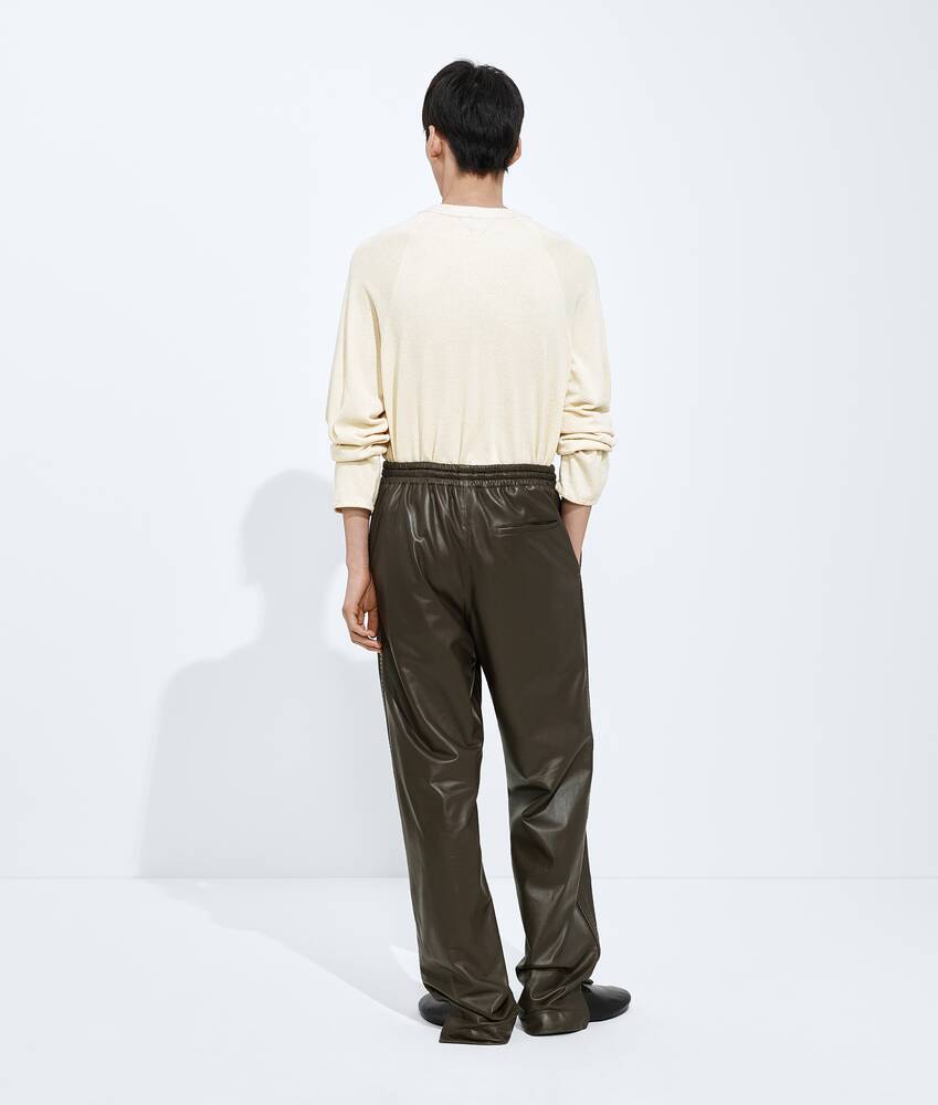 Men's Leather Pants  in Wader green Bottega Veneta Belgium EN - Image 3