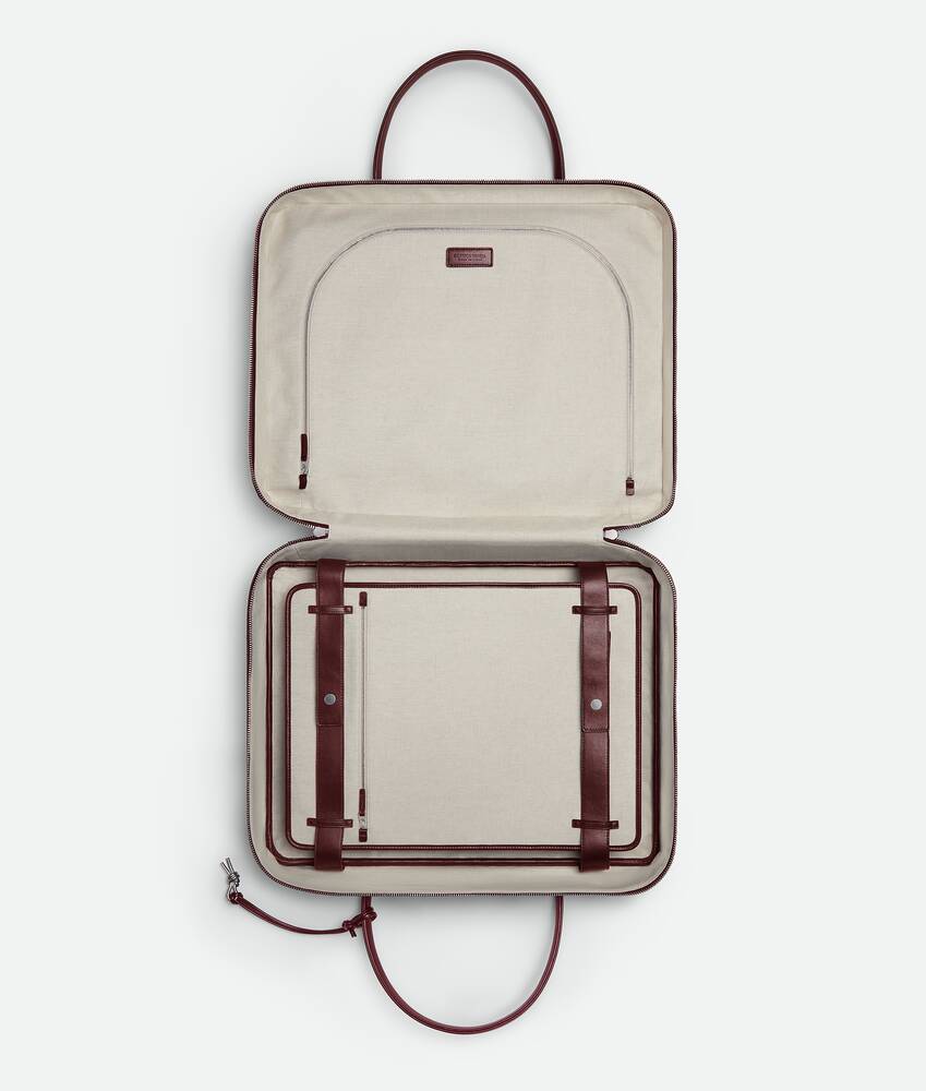 Men's Large Getaway Weekender in Madder brown Bottega Veneta United Kingdom EN - Image 5