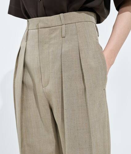 ウール＆リネン パンツ