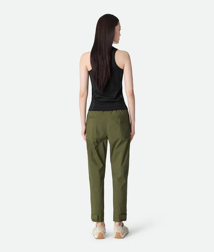 Women's Nylon Trousers in Shrub Bottega Veneta Hong Kong SAR China EN - Image 3