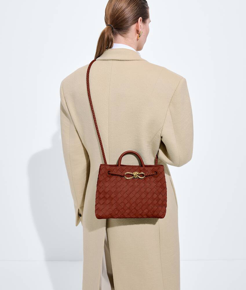 Women's Small Andiamo in Rust Bottega Veneta Singapore EN - Image 2