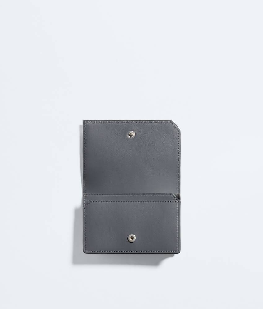 Men's Intrecciato Piccolo Business Card Case in Black/thunder Bottega Veneta Czechia EN - Image 2