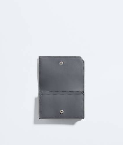 Men's Intrecciato Piccolo Business Card Case in Black/thunder Bottega Veneta Czechia EN - Image 2