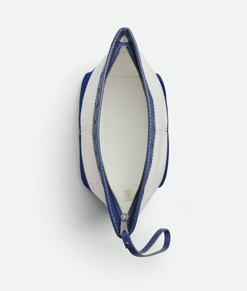 Women's Flip Flap Medium Pouch in White/cruise Bottega Veneta Greece EN - Image 3