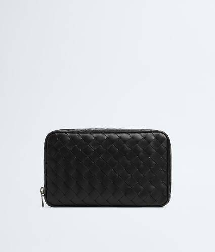 Men's Intrecciato Medium Organizer in Black Bottega Veneta United States EN - Image 1