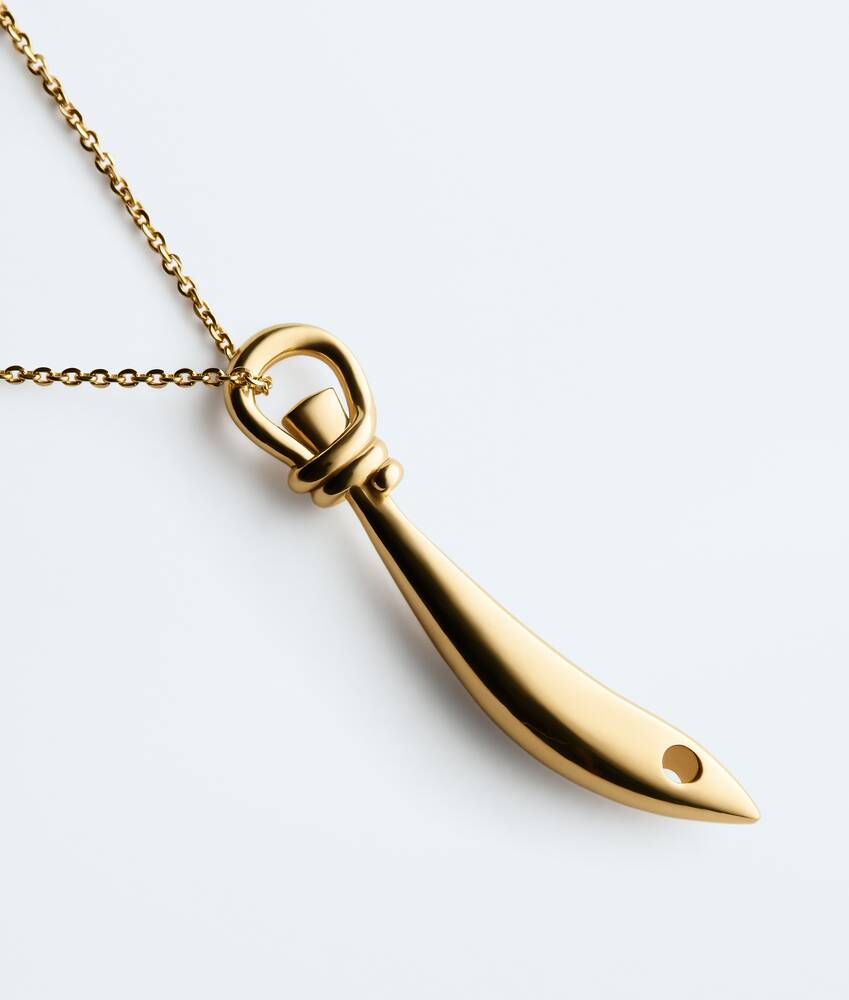 Collar con colgante Sardine para Mujer en Yellow gold Bottega Veneta M&eacute;xico ES - Image 3