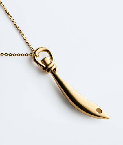 Collar con colgante Sardine para Mujer en Yellow gold Bottega Veneta M&eacute;xico ES - Image 3
