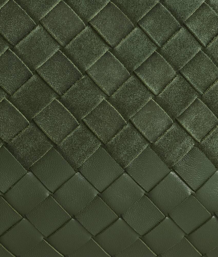 Women's Dustbag in Green tweed Bottega Veneta Greece EN - Image 7