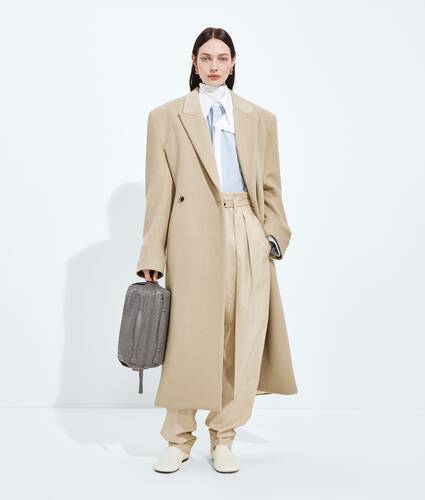 Cotton Oxford Belted Shirt