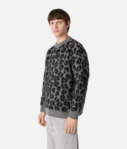 Mohair Leopard Sweater