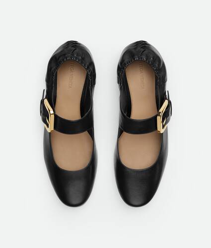 Women's Astaire Mary-Jane Ballerina in Black Bottega Veneta Thailand EN - Image 5