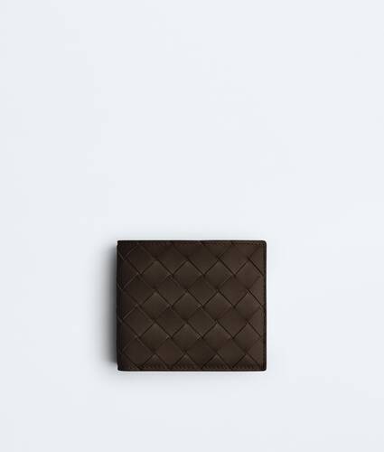 Men's Intrecciato Bi-Fold Wallet With Coin Purse in Fondant Bottega Veneta Norway EN - Image 1