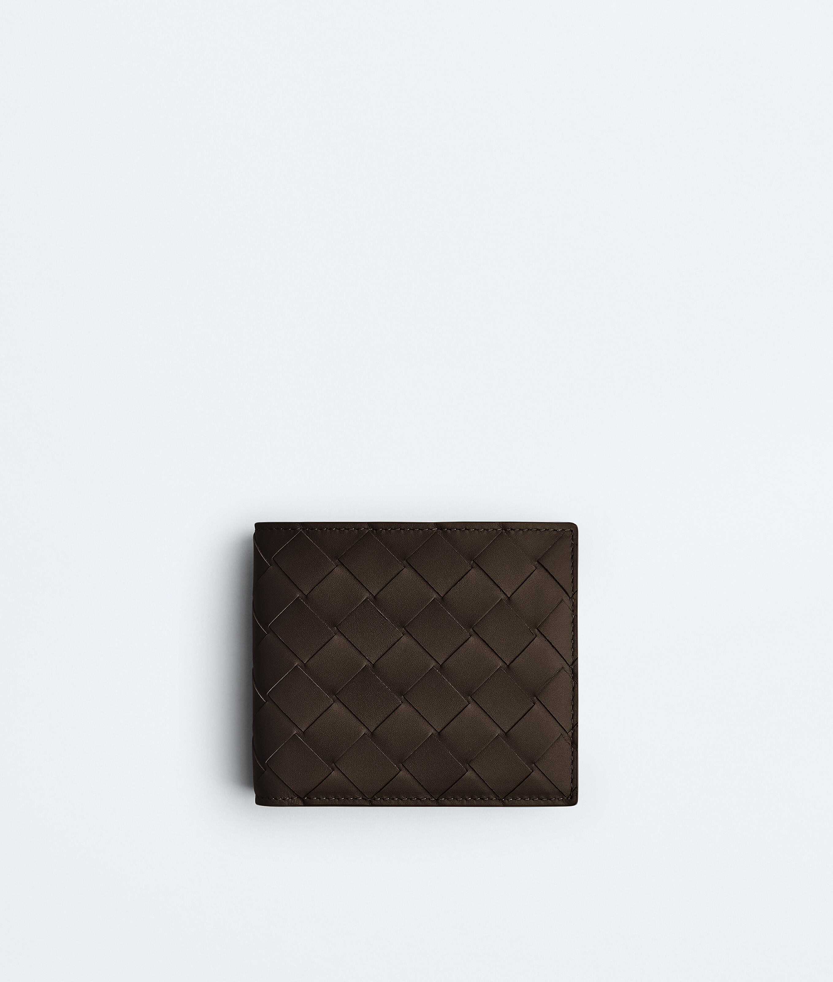 Intrecciato Bi-Fold Wallet With Coin Purse