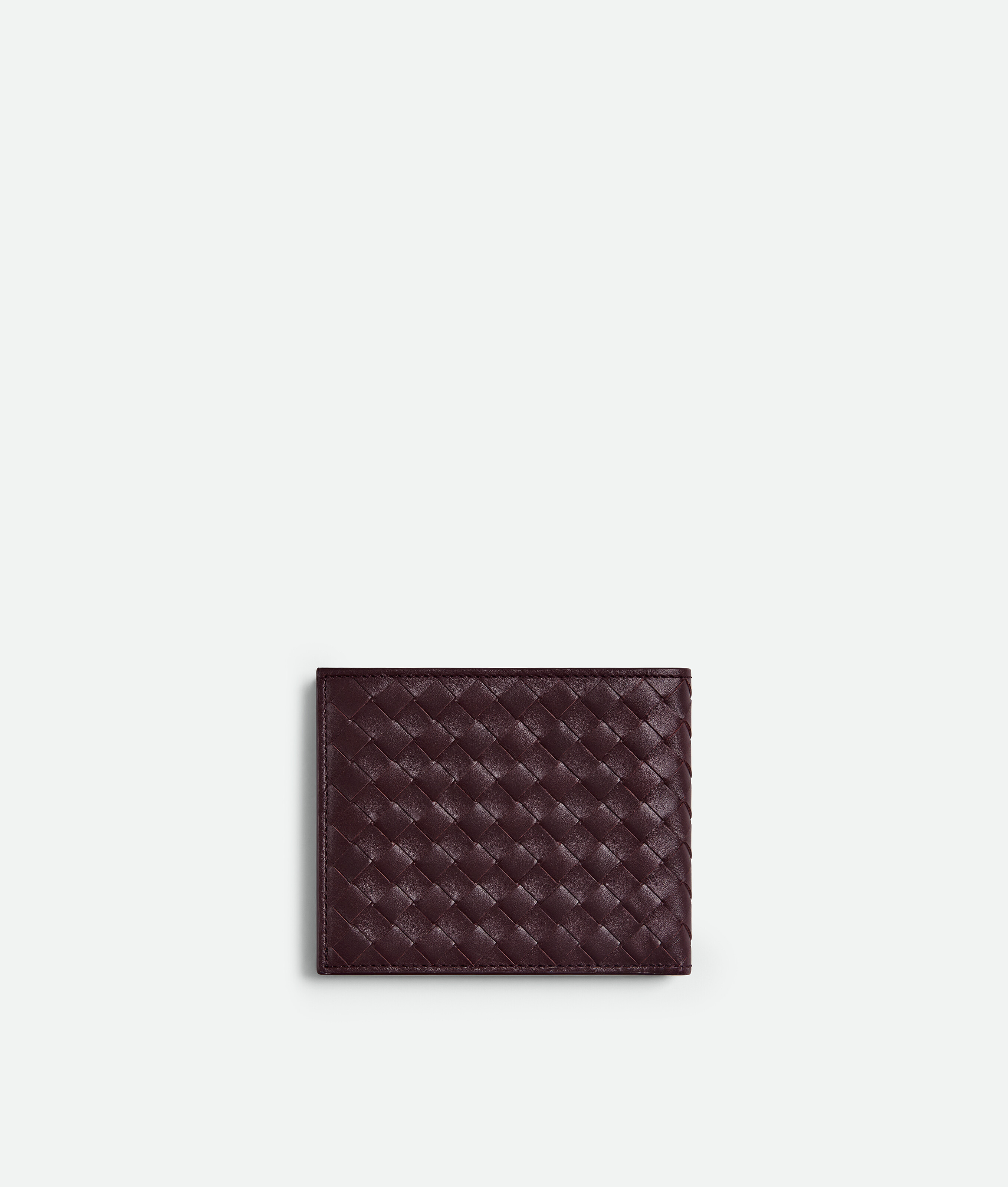Men's Intrecciato Piccolo Bi-Fold Wallet in Dark barolo Bottega Veneta Malta EN - Image 3