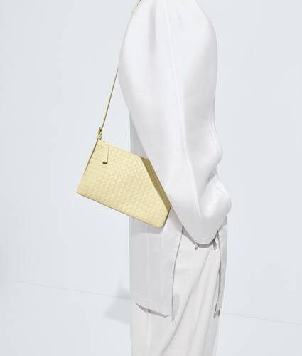 Women's Intrecciato Piccolo Medium Pouch in Sour Bottega Veneta Belgium EN - Image 2