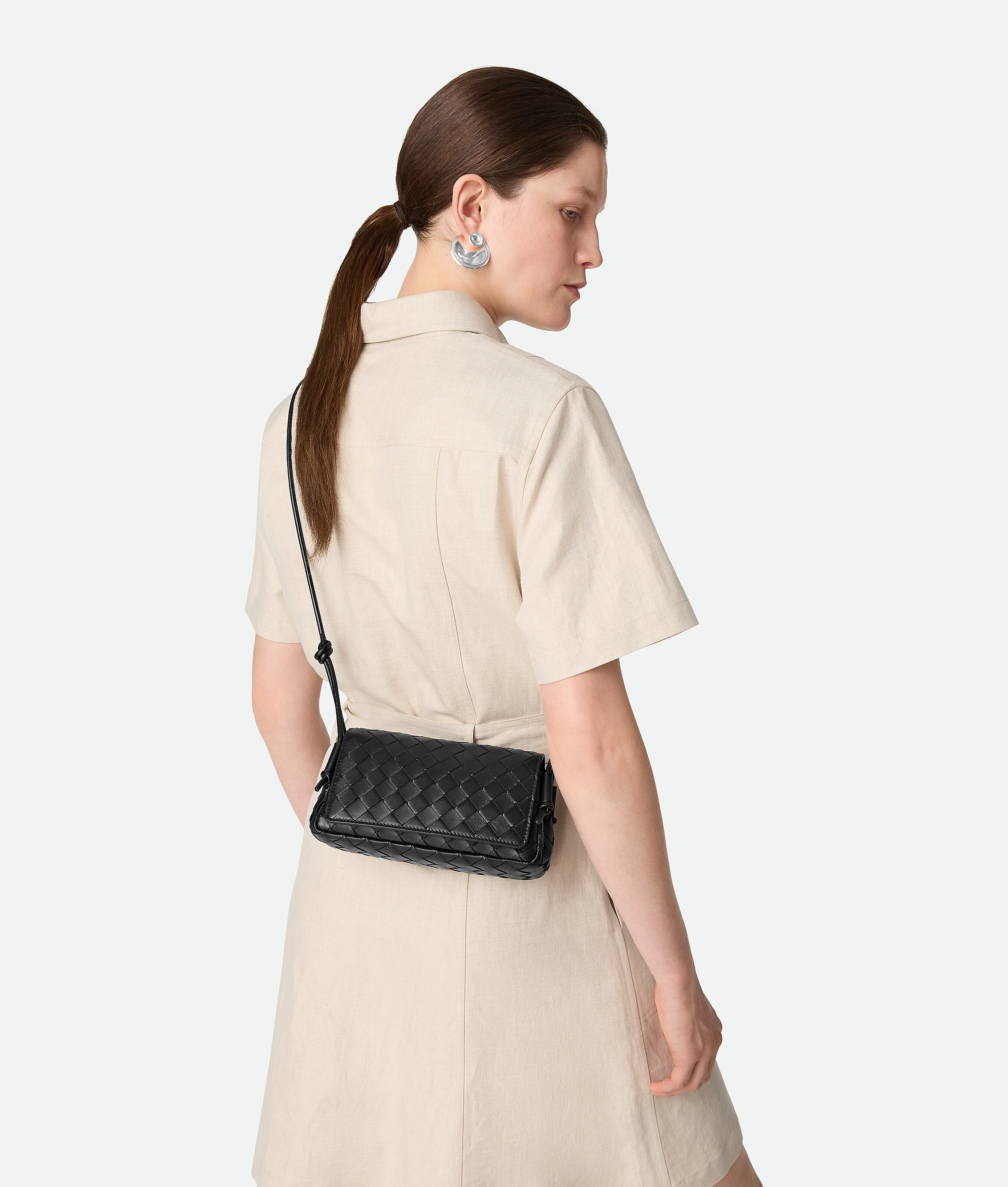 Bottega Veneta Mini Tiny Bag In Black
