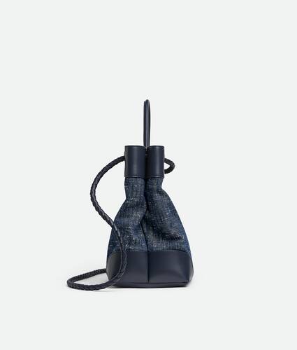 Women's Large Andiamo in Navy/white/space Bottega Veneta Belgium EN - Image 4