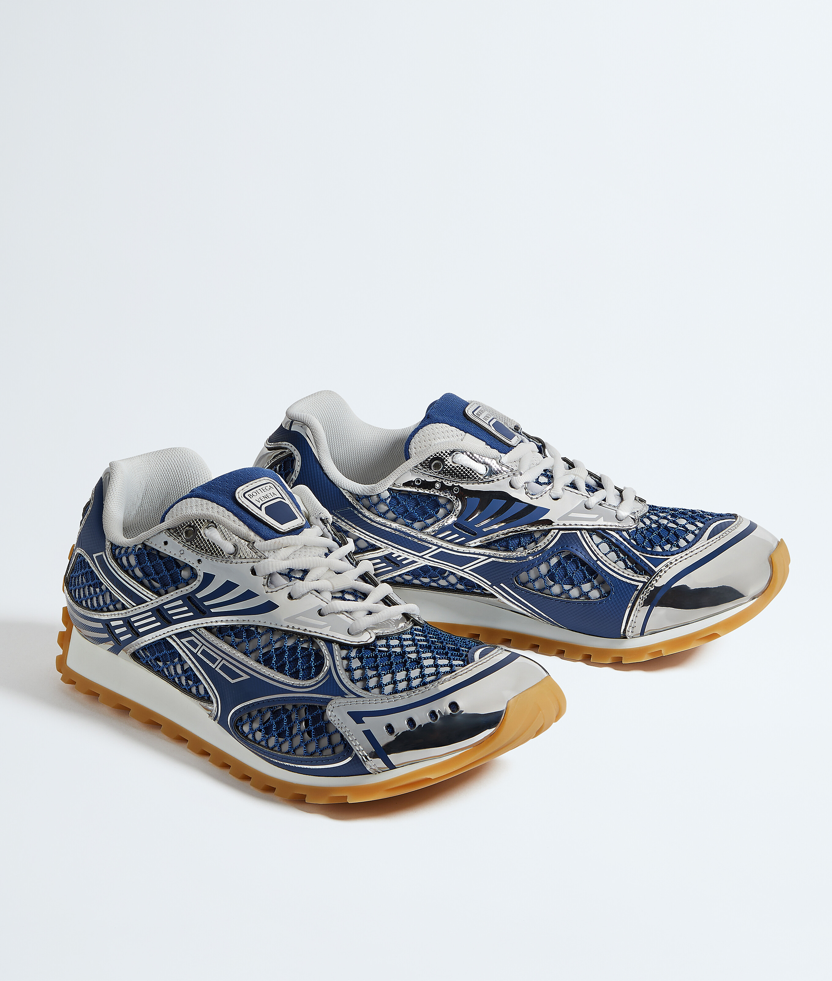 Women's Orbit Sneaker in Blue venezia/silver Bottega Veneta Canada EN - Image 3